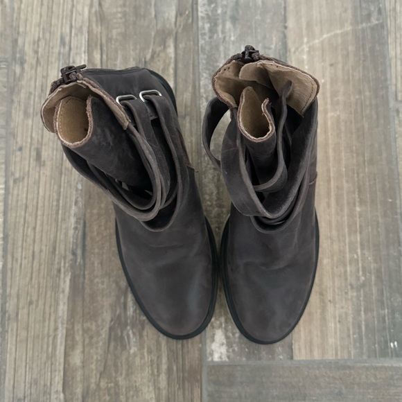 FREE PEOPLE Jesse Cutout Boot Bitter Brown size 8.5 - Picture 4 of 12